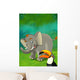 Cartoon Jungle Safari Illustration Wall Mural