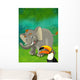 Cartoon Jungle Safari Illustration Wall Mural