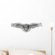 Owl Painted Wall Decal