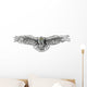 Owl Painted Wall Decal