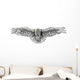 Owl Painted Wall Decal