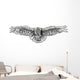 Owl Painted Wall Decal