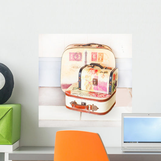 Suitcase Wall Mural