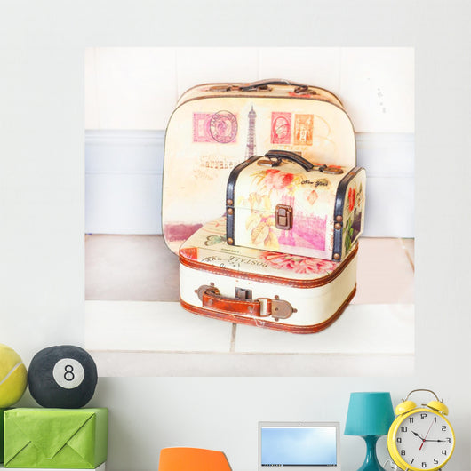 Suitcase Wall Mural
