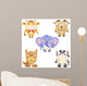Cute Animals Set Wall Decal