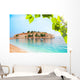 Sveti Stefan from Beach Wall Mural
