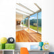 Interior Apartment with Garden Wall Mural