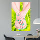 Beautiful Woman Hands and Wall Mural