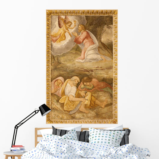 Fresco Jesus Prayer Gethsemane