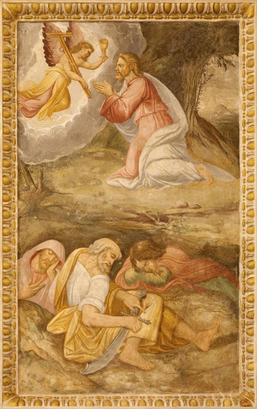 Fresco Jesus Prayer Gethsemane
