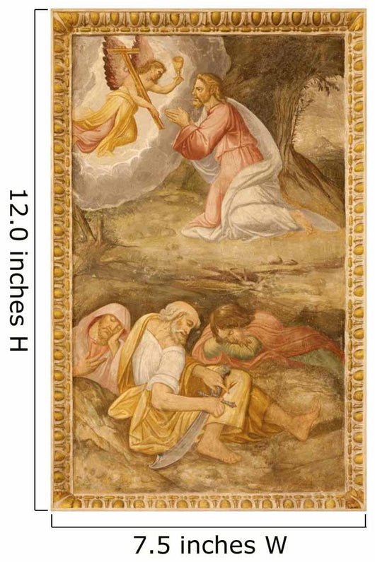 Fresco Jesus Prayer Gethsemane
