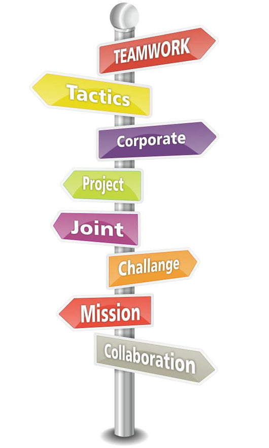 Teamwork Word Cloud Colorful