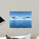 Beautiful sea and clouds sky - digital artwork Wall Mural