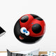 Ladybug Spherical Wall Decal