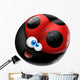 Ladybug Spherical Wall Decal