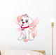 Pink Fairy Dog Wall Decal