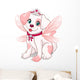 Pink Fairy Dog Wall Decal