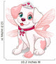 Pink Fairy Dog Wall Decal
