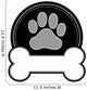 Dog Bone and Paw Wall Decal