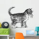 little cat Wall Decal