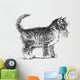 little cat Wall Decal