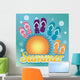 Summer with Sun and Wall Decal