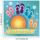 Summer with Sun and Wall Decal
