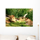Pride of Lions Wall Mural