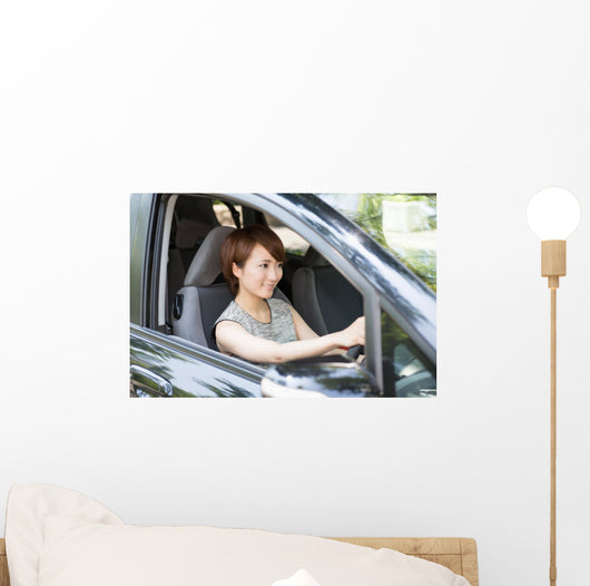 Korean Female Driver Wall Mural
