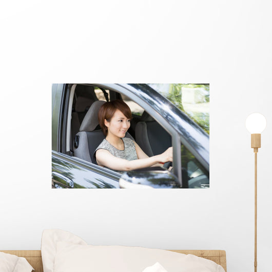Korean Female Driver Wall Mural