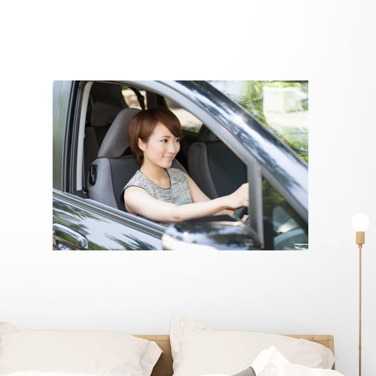 Korean Female Driver Wall Mural