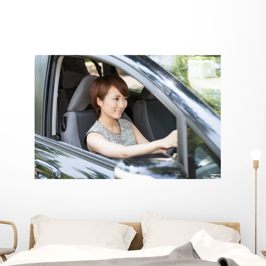 Korean Female Driver Wall Mural
