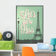 Typographical Retro Poster with