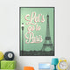 Typographical Retro Poster with