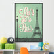 Typographical Retro Poster with