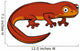 Cartoon Newt Wall Decal