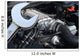 V8 supercharged car engine and spanner Wall Mural