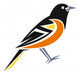Baltimore Oriole Wall Decal