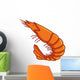 Shrimp Isolated Illustration Wall Decal