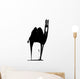 Camel Woodcut Wall Decal