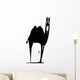 Camel Woodcut Wall Decal