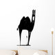 Camel Woodcut Wall Decal