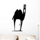 Camel Woodcut Wall Decal