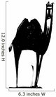 Camel Woodcut Wall Decal