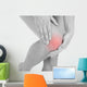 Woman having leg injury Wall Mural