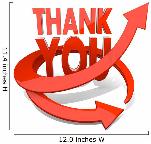 Decorative Thank You Sign