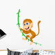 Cute Monkey Swinging