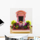 Balcone in fiore Wall Mural