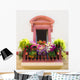Balcone in fiore Wall Mural