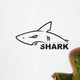 shark vector Wall Decal